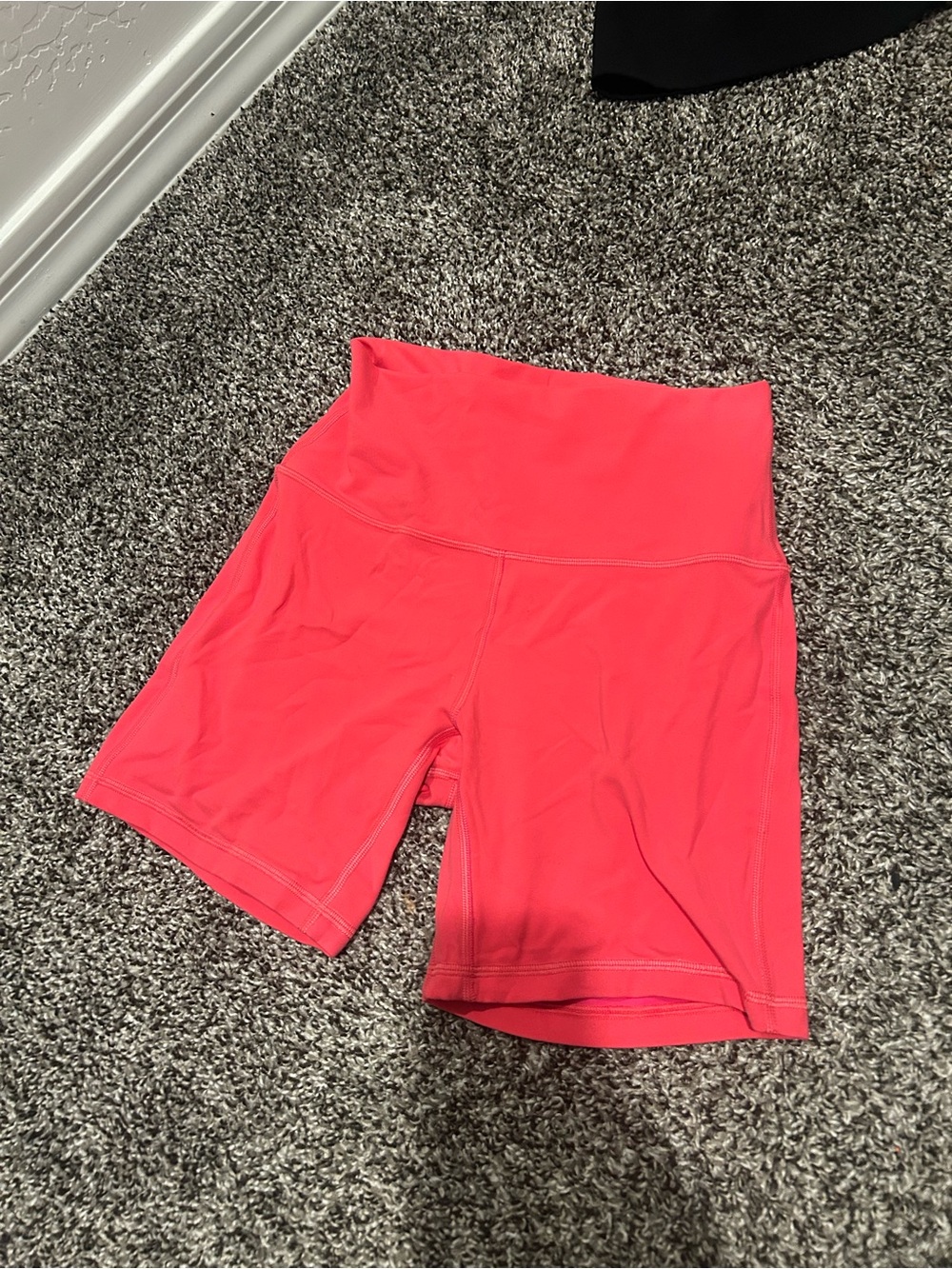lululemon athletica coral hot Pink High-Rise Bike Shorts